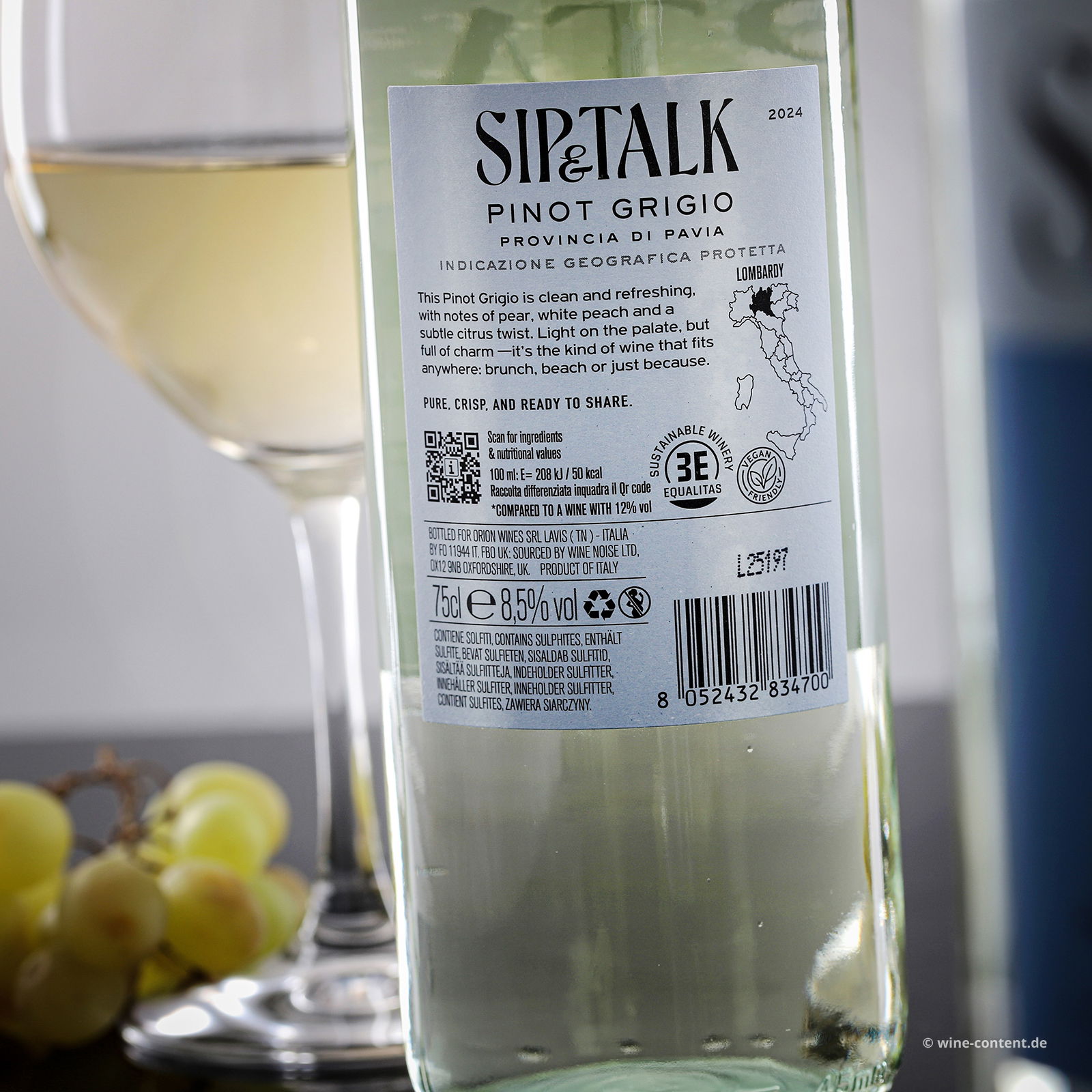 5+1 Sparpaket Pinot Grigio 2024 Sip & Talk 8,5%